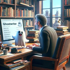 Ghostwriter aan het werk